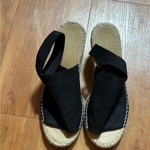 Black Espadrille Sandals